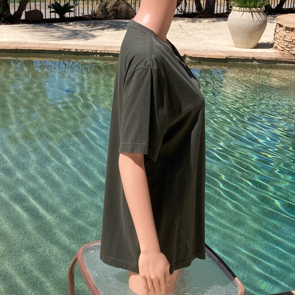 Sonoma V Neck Sundrenched Tee Pine Green Short Sleeve - Picture 5 of 7